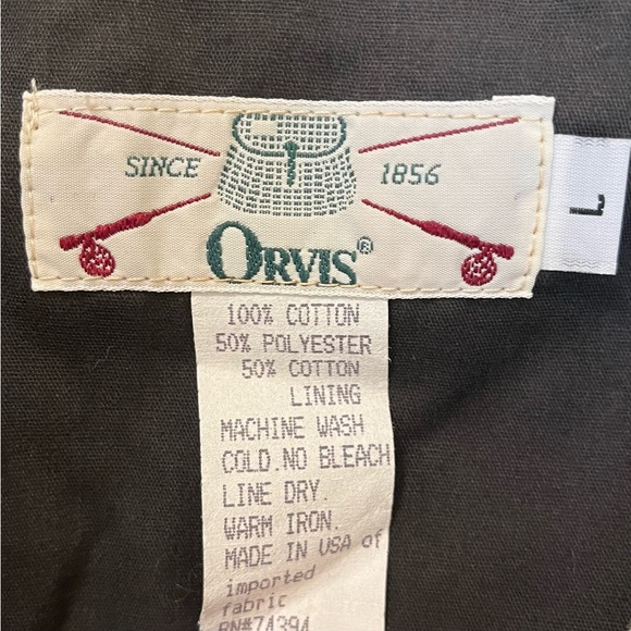 Vintage Orvis Christmas Teddy Bears Cotton Vest Holiday Size Large - Picture 4 of 4